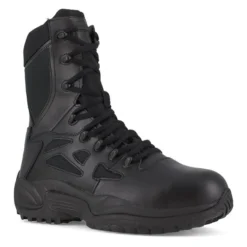 Men's Reebok 8" Rapid Response RB Composite Toe Side-Zip Boots -Reebok Sales Store 0 650 reebok 8 rapid response rb composite toe side zip black1