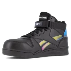 Women's Reebok BB4500 High Top Work Sneaker Composite Toe -Reebok Sales Store 2 650 reebok bb4500 high top work sneaker composite toe black holographic spectrum